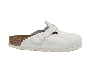 BIRKENSTOCK BOSTON BS ANTIQUE WHITE<br>Blanc Antic