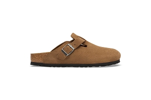 BIRKENSTOCK BOSTON HOM DK TEA Taupe Fonce
