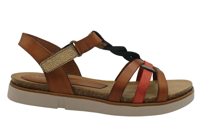 Xapatan nu pieds sandale 1532 cognac cognac