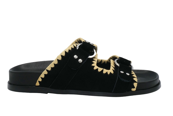 Bibilou nu pieds sandale 886z80 noir