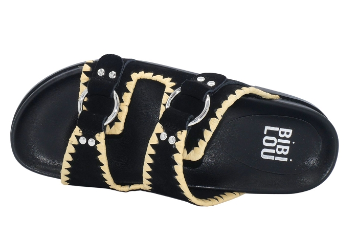 Bibilou nu pieds sandale 886z80 noir3243401_4