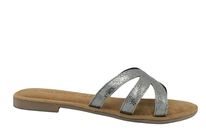 Lazamani nu pieds sandale 33729 argent