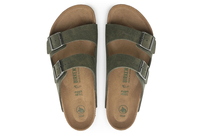 Birkenstock nu pieds sandale arizona hom bs vert1024544 kaki3254201_4