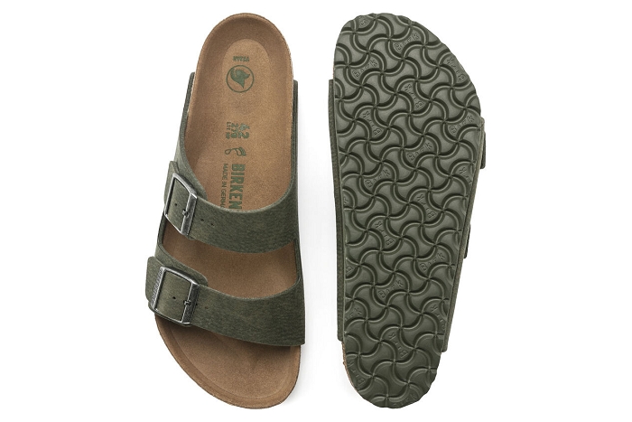Birkenstock nu pieds sandale arizona hom bs vert1024544 kaki3254201_6