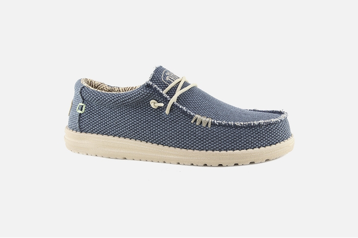 Hey dude bateaux wally braided blue 4nm bleu