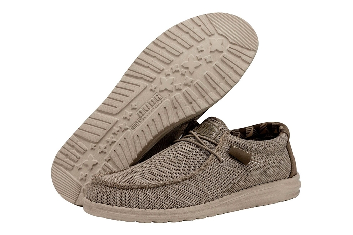 Hey dude bateaux wally sox beige 205 beige3254801_5