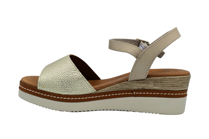 Evafruitos nu pieds sandale 569 mule bronze3255301_3