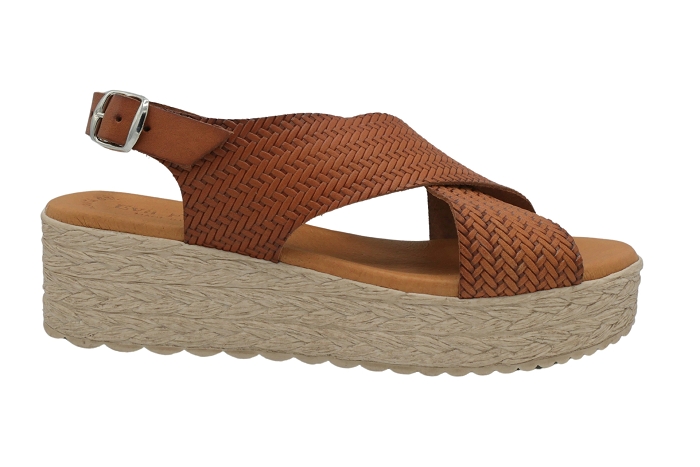 Evafruitos nu pieds sandale 714 marron