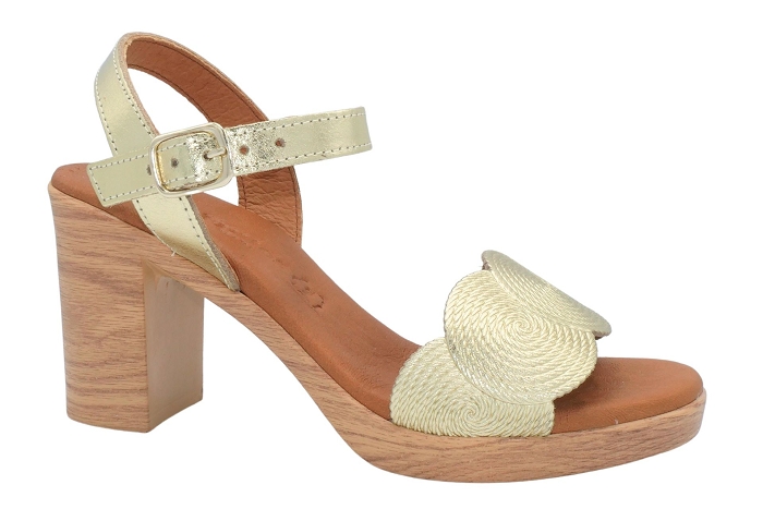 Evafruitos nu pieds sandale 945 sand or