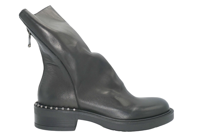 Metisse boots bottines as 05 cuir noir noir