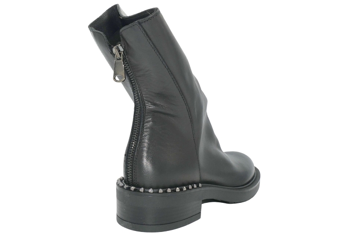 Metisse boots bottines as 05 cuir noir noir3257301_3