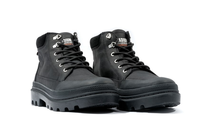 Palladium boots bottines pallatrooper buck noir3260301_4