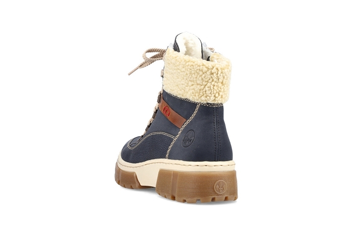 Rieker boots bottines xg 8638 beige bleu3264801_3