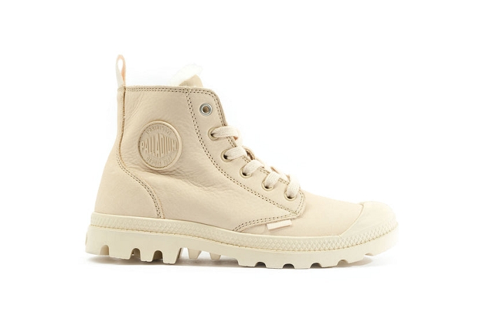 Palladium boots bottines pampa hi zip wl beige