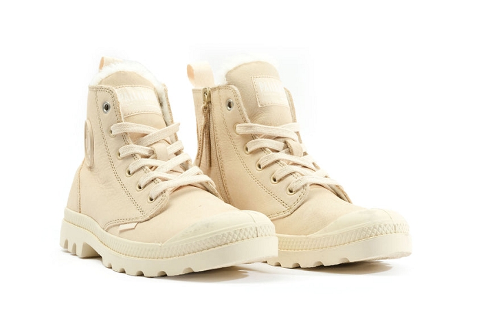 Palladium boots bottines pampa hi zip wl beige3270401_6