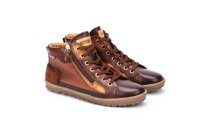 Pikolinos boots bottines lagos boots zip marron3273201_2