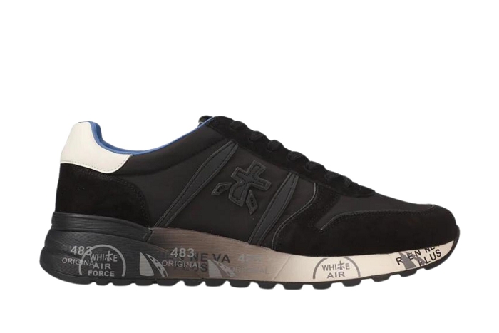 Premiata baskets lander 7079 noir noir