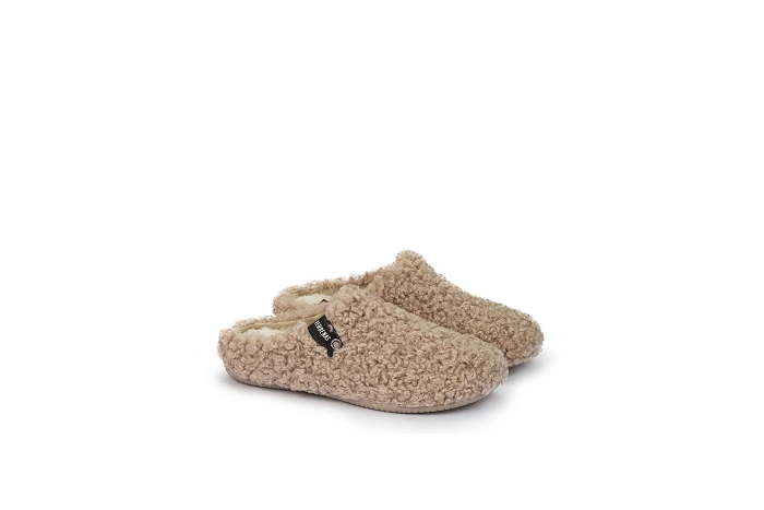 Verbenas pantoufle york curly camel3277001_3