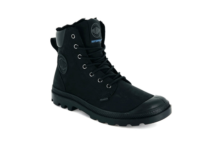 Palladium boots bottines pampa sport cuff waterproof noir3277401_3