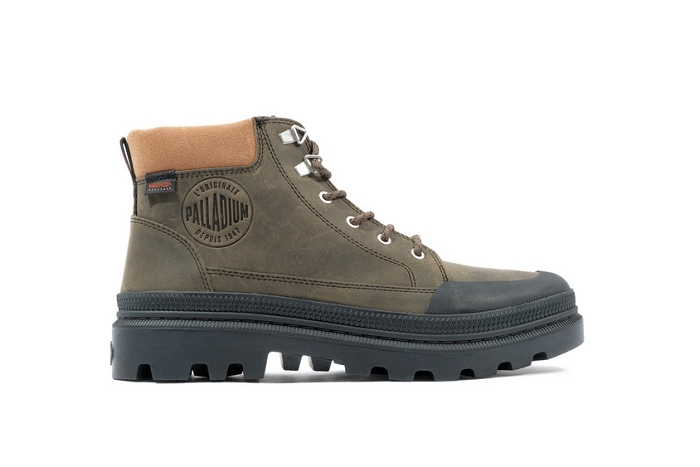 Palladium boots bottines pallatroop opercuff kaki