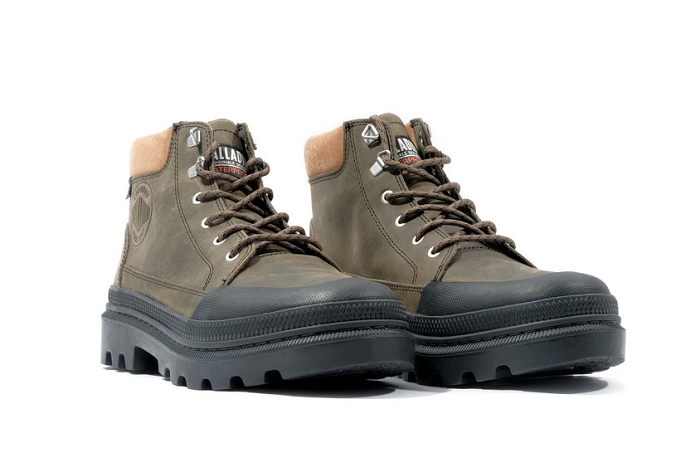 Palladium boots bottines pallatroop opercuff kaki3277501_5