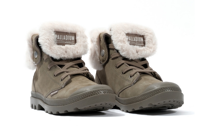 Palladium boots bottines baggy  nbk fourree kaki3277601_5