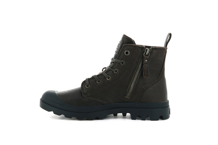 Palladium boots bottines pampa zip lth bison marron3278201_2