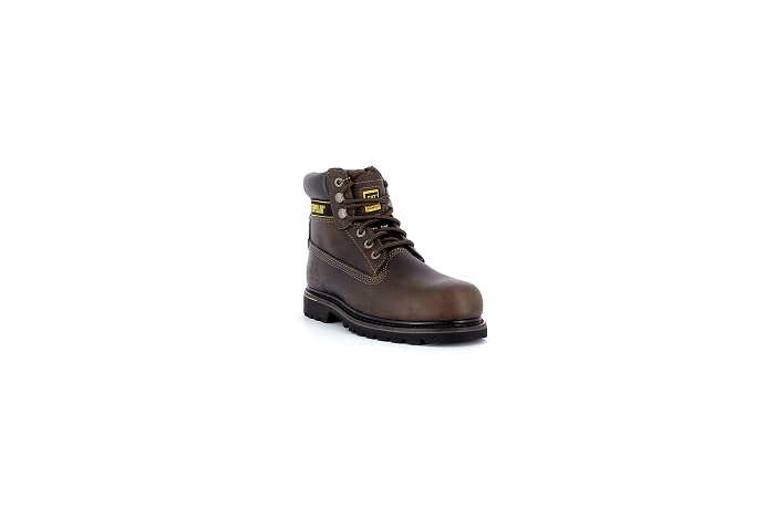 Caterpillar boots bottines holton marron3280901_3