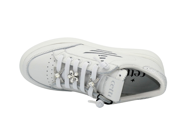 Cetti baskets c1307 fem blanc3285201_4