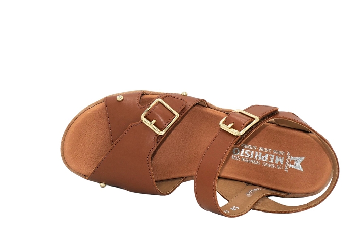 Mephisto nu pieds sandale fedora cognac3289201_4